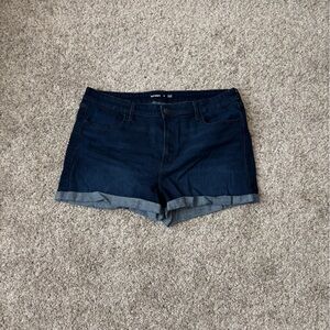 Old Navy Dark Blue Denim Jean Shorts